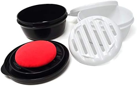 Honbay 2PCS Plastic Soap Boxes Holder Case for Home Travel