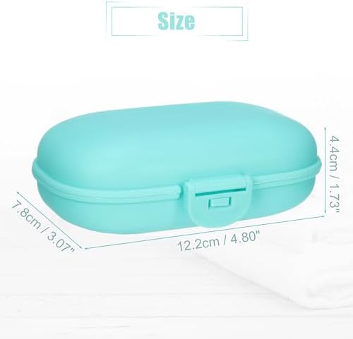 VOCOSTE Travel Soap Dish with Lock Blue