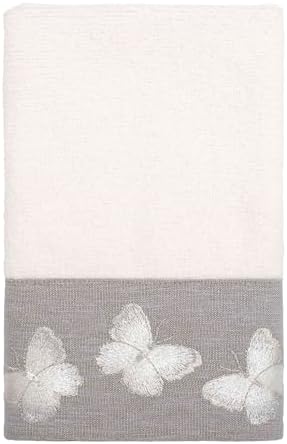 Avanti Linens 3pc Towel Set - Soft Cotton Towels Yara Collection White