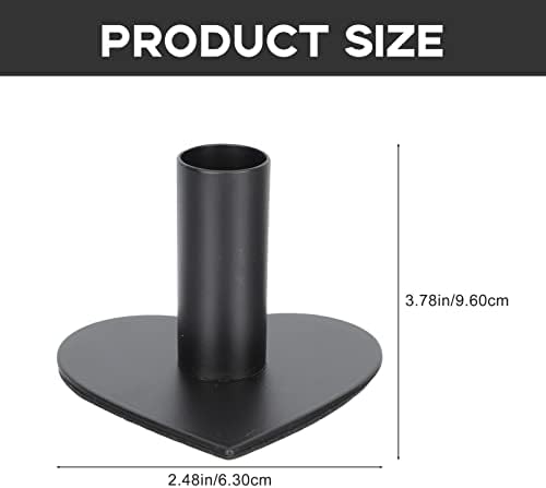 Heart Shaped Candlestick Holder Iron Design