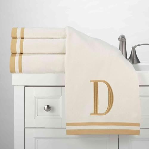 Avanti Linens - Towel Set with Monogram Initial D