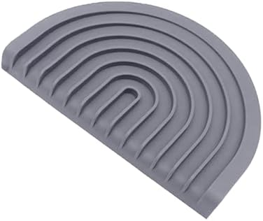 CAROYINO U-Shaped Silicone Soap Dish for Shower and Kitchen