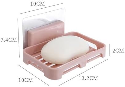 1PCS Plastic Soap Box for Bathroom Durable Wall Mounted Holder