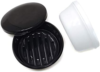 Honbay 2PCS Plastic Soap Boxes Holder Case for Home Travel