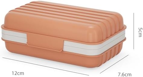 Loyliawa Soap Dish with Drain Tray and Lid 1