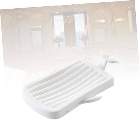 Ciieeo Whale Shape Soap Tray with Double Drainage