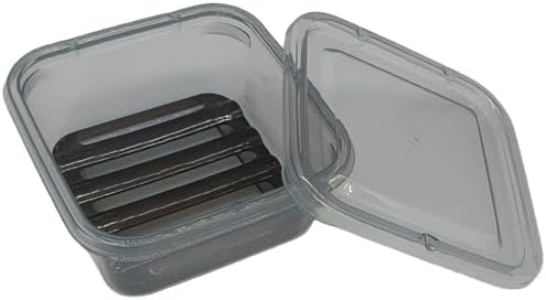 Vonpri Travel Soap Case Transparent Black 1Pc