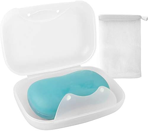 Anwenk Travel Soap Dish with Foaming Bag