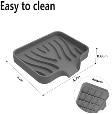Silicone Soap Holder for Bathroom Kitchen and Tub