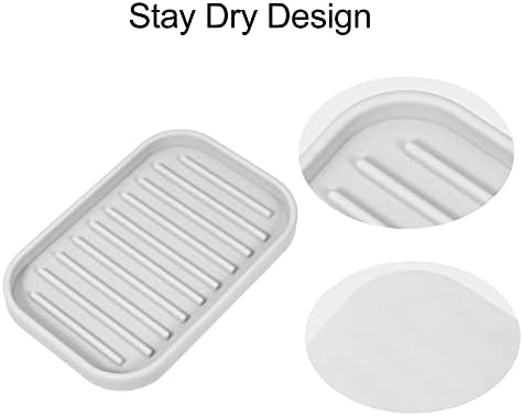 VOCOSTE Soap Dish - Self-Draining Durable 135x9cm