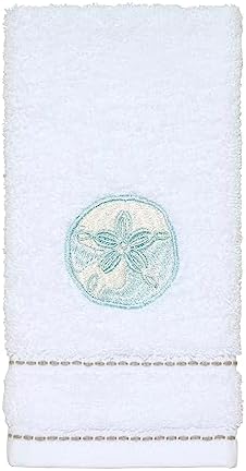 Avanti Linens 3pc Towel Set Soft Cotton Farmhouse Shell Design