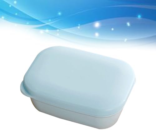 PRETYZOOM Leakproof Pp Soap Dish for Bathroom and Travel