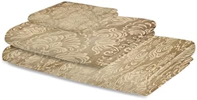 ZOE GARDEN Retro Bathroom Towel Set with Decorative Flowers Pattern