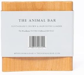 Eco-Friendly Self-Draining Soap Dish - Natural Alder Wood