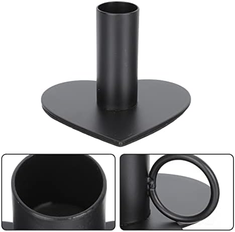 Heart Shaped Candlestick Holder Iron Design