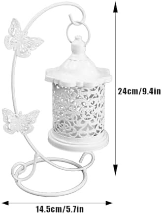Joyzan Decorative Candle Lantern with Butterfly Hook