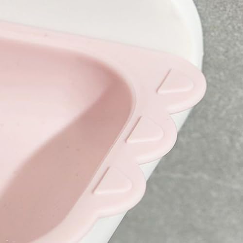 GIFZES Cartoon Rabbit Soap Dish Wall Mount Double Layers
