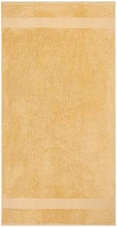 Dewall Maisons Beige 3-Piece Cotton Bath Towel Set