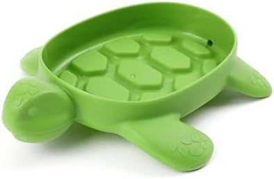 Fewile 1 Pack Green Tortoise Soap Dish