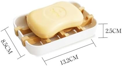 Teensery Bamboo Soap Dish with Detachable Insert