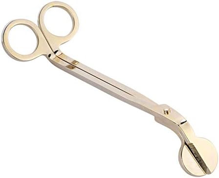 Beufee Gold Candle Wick Trimmer with Debris Tray