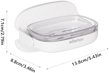 Upgraded Suction Soap Dish for Bathroom and Kitchen