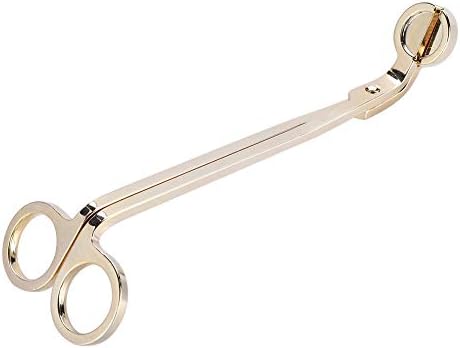 Beufee Gold Candle Wick Trimmer with Debris Tray
