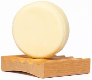 Eco-Friendly Self-Draining Soap Dish - Natural Alder Wood
