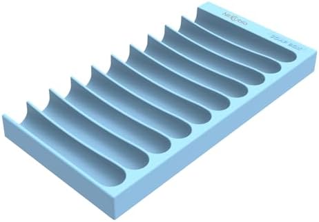 Nirxubla Flexible Silicone Soap Holder for Bathroom Kitchen Blue