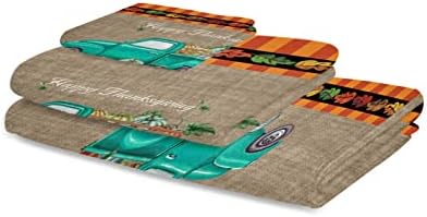 ZOE GARDEN 3-Piece Retro Bathroom Towel Set