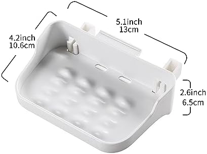 Cetomo Wall-Mounted Soap Dish with Drainage Groove