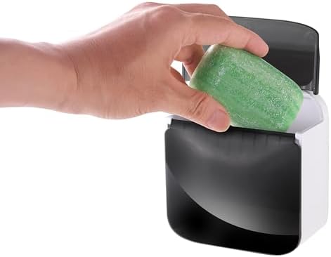 VZXAB Soap Dish Holder with Lid - Waterproof and Dustproof
