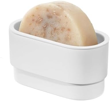 iDesign Self-Adhesive Soap Dish - White