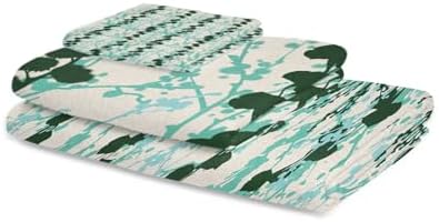 Sage Green Linen Bath Towel Set of 3 by Smile Sunflower