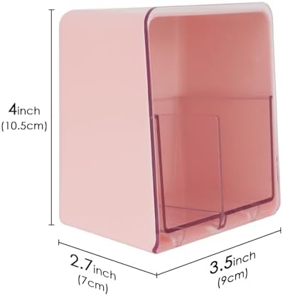 Biiange Cotton Ball Holder Canisters with Two Compartments