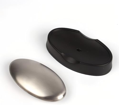 Ropto Stainless Steel Soap Bar - Odor Eliminator for Hands