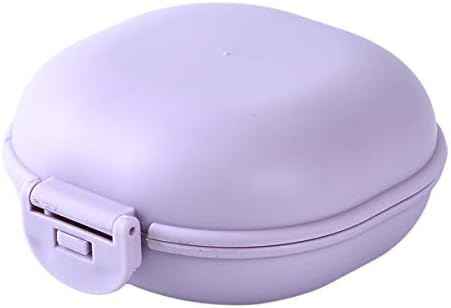 Winwinfly Purple Soap Holder Container Waterproof Portable Non-Slip