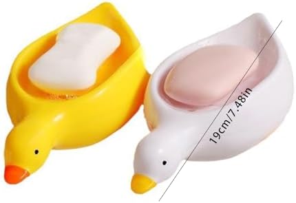 Duck Shape Soap Tray with Self Draining Design