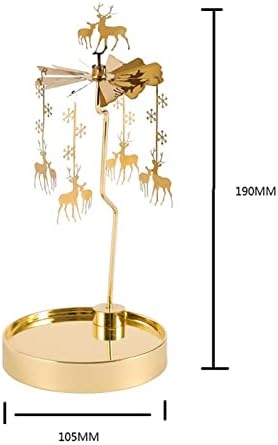 Yalych Rotating Candle Holder with Deer Design