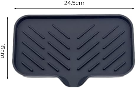 Lamphle Drain Mat Silicone Anti-Skid Sink Organizer