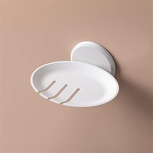 1Pc Perforated Wall-Mounted Soap Dispenser for Bathroom