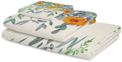 Smile Sunflower 3 Pcs Bath Towels Set