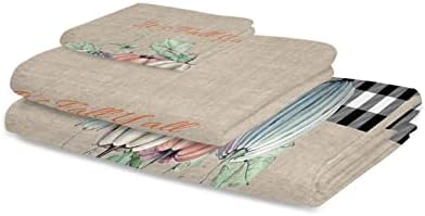 ZOE GARDEN Autumn Fall Thanksgiving Harvest Towel Set 3-Piece
