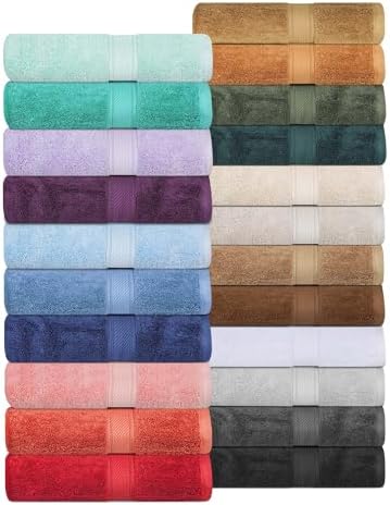 Superior Egyptian cotton pile 10 piece towel set purple 1