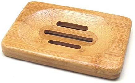 AKOAK Natural Bamboo Soap Dish Holder 1