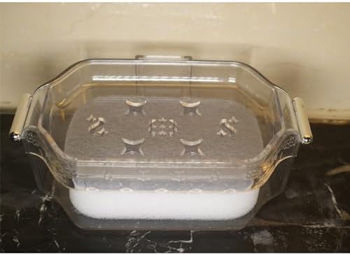 Wthree 2 pcs Punch-Free Soap Dish for Bathroom