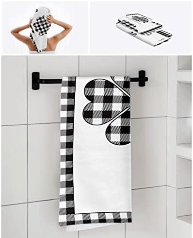 ZOE GARDEN Buffalo Plaid Check Towel Set