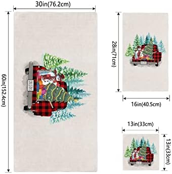 IDOWMAT 3 Pack Microfiber Absorbent Towel Set