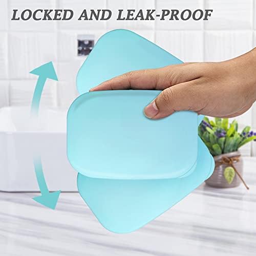 Traveling Soap Holder with Leak-Proof Lid and Drainage Layer 1