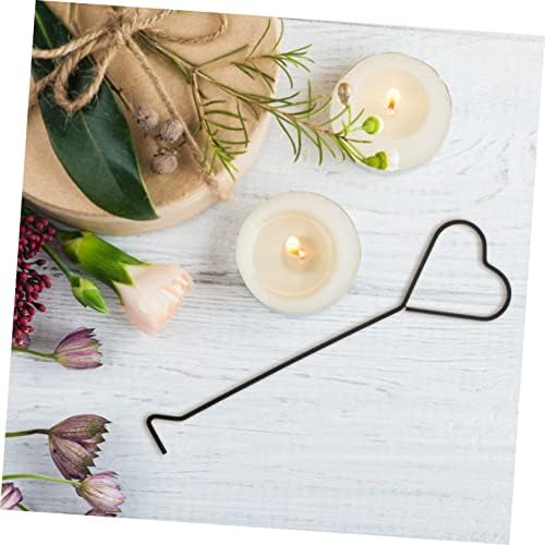 LIFKOME 4pc Heart Design Candle Wick Hooks